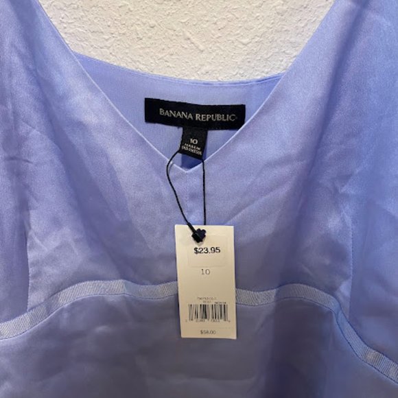 Banana Republic Light Blue Tank Top - Picture 2 of 4